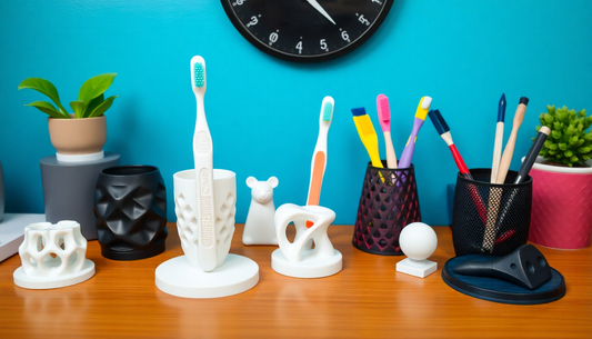 Creative 3D Printing Projects for 2025: From Unique Toothbrush Holders to Modern Desk Organizers!