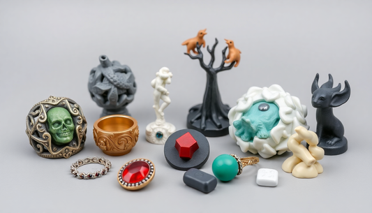 Discover Unique Custom 3D Prints: From Skeleton Hand Jewelry to Rabbit Ring Holders and Beyond
