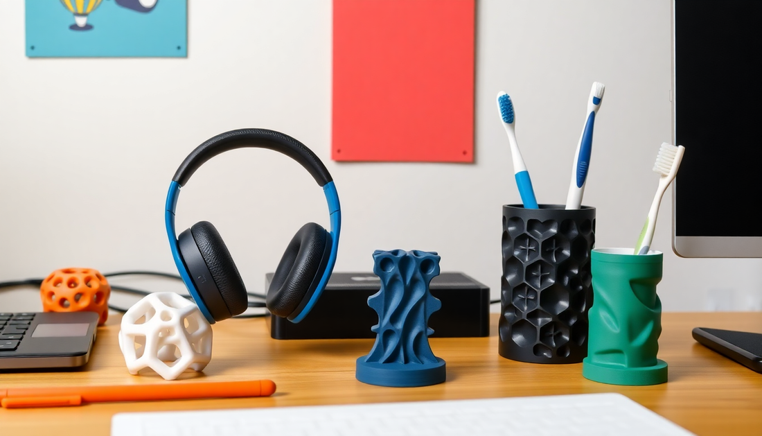 Transform Your Workspace with 3D Printed Gadgets: From Unique Headphone Hangers to Creative Toothbrush Holders in 2025!