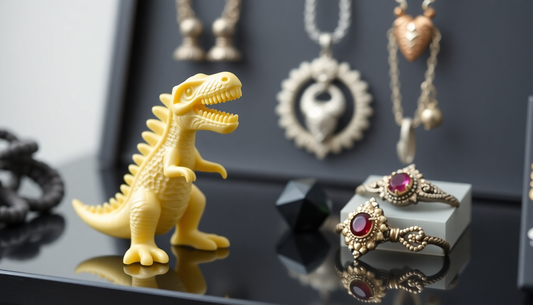 Exploring the Versatility of 3D Printing: From Custom Dinosaur Ring Holders to Unique Jewelry Solutions