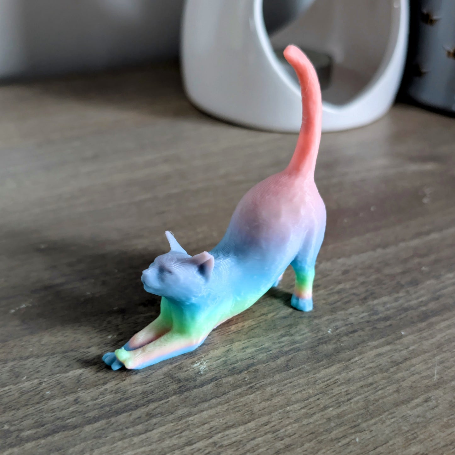 3D Printed Cat Jewellery Ring Dish Organizer Holder