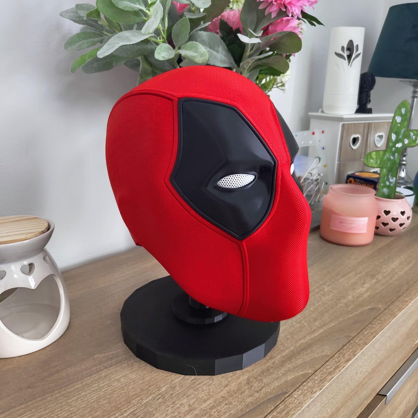 3D Printed Deadpool Helmet Mask for 24" Head - Ultimate Cosplay Accessory