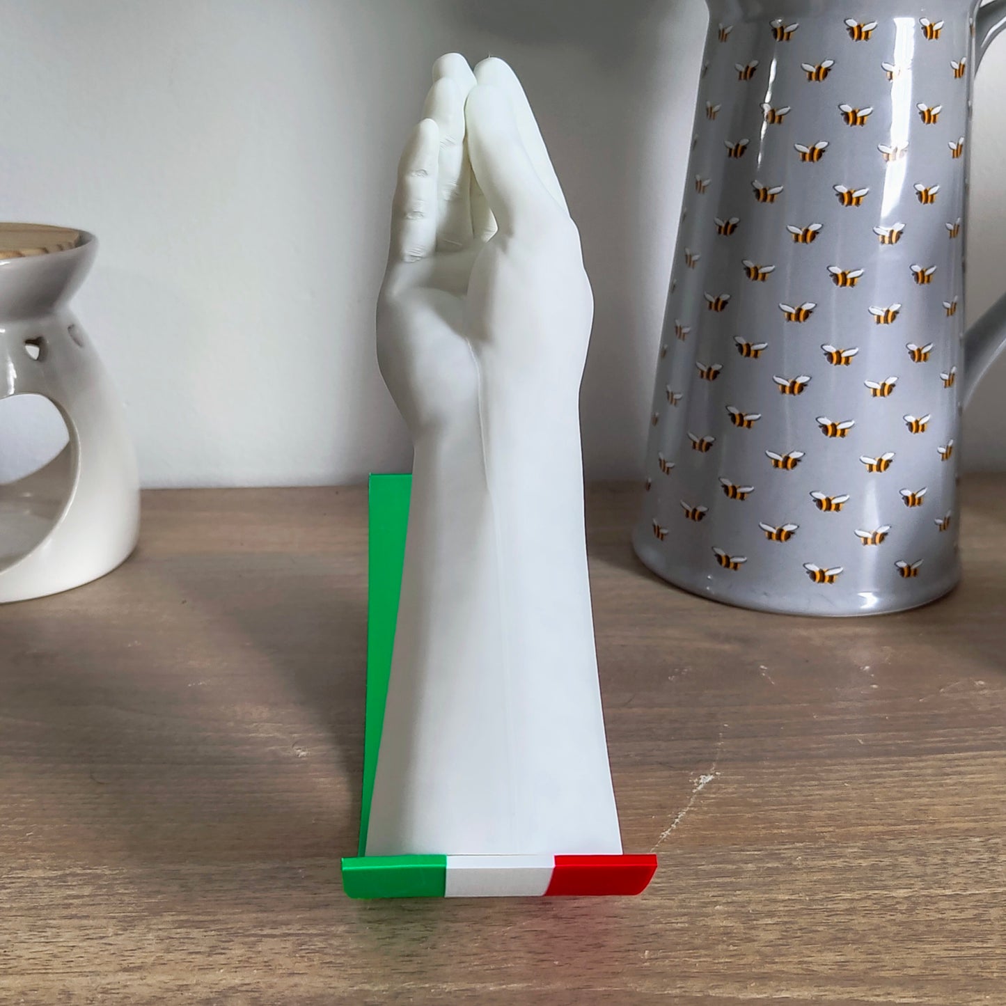 3D Printed Swinging Italian Hand Gesture - Fun Decor!