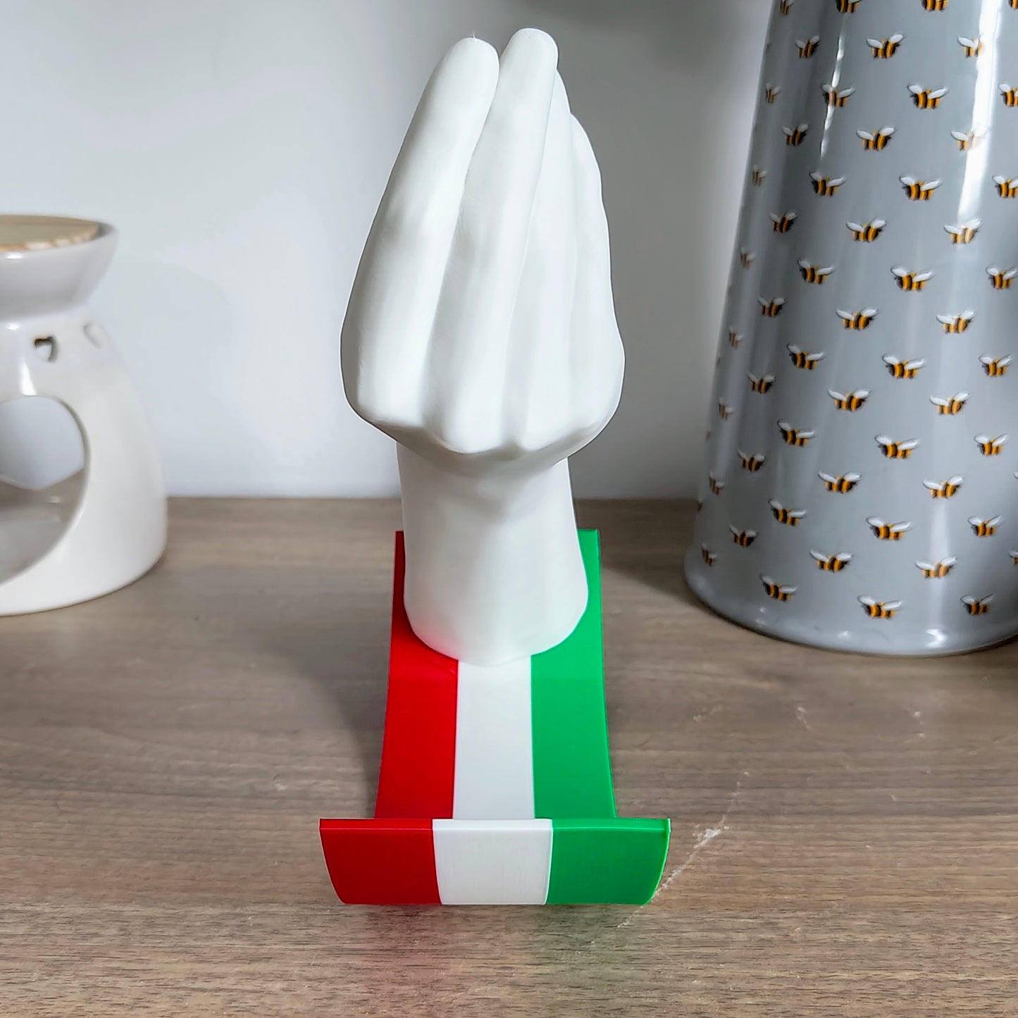 3D Printed Swinging Italian Hand Gesture - Fun Decor!