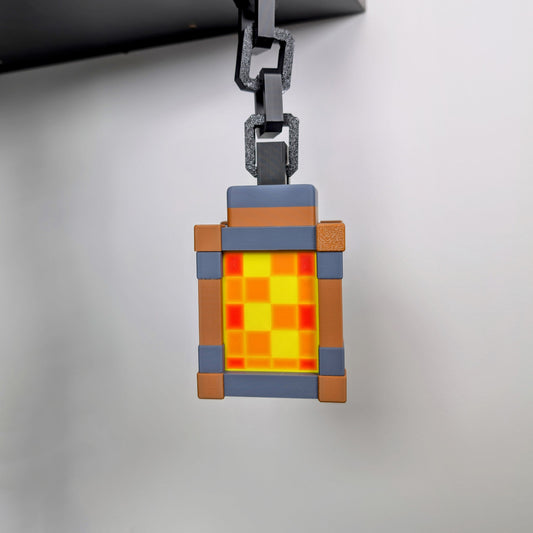 Pixel-Style Hanging Lantern | USB-C Rechargeable Wall & Ceiling Light