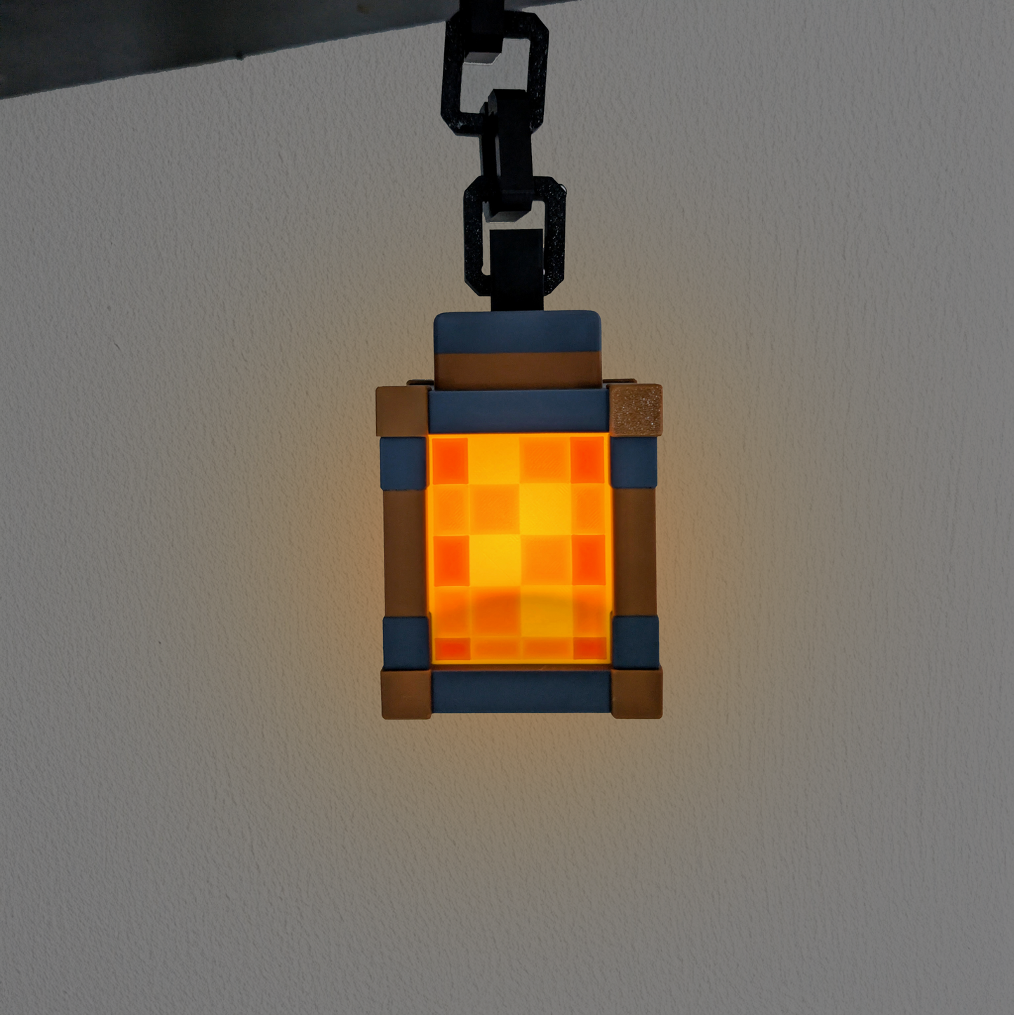 Pixel-Style Hanging Lantern | USB-C Rechargeable Wall & Ceiling Light