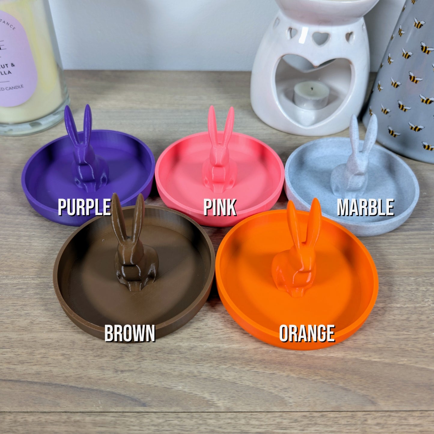 Cute Bunny Rabbit Jewellery Ring Holder | 3D Print