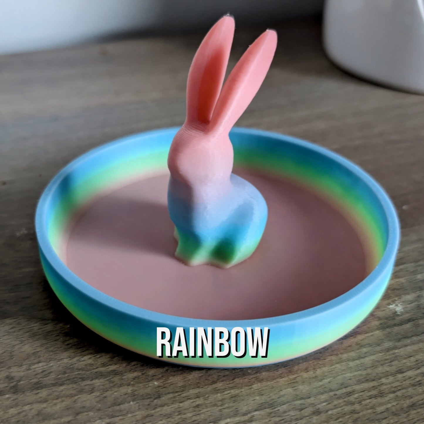 Cute Bunny Rabbit Jewellery Ring Holder | 3D Print