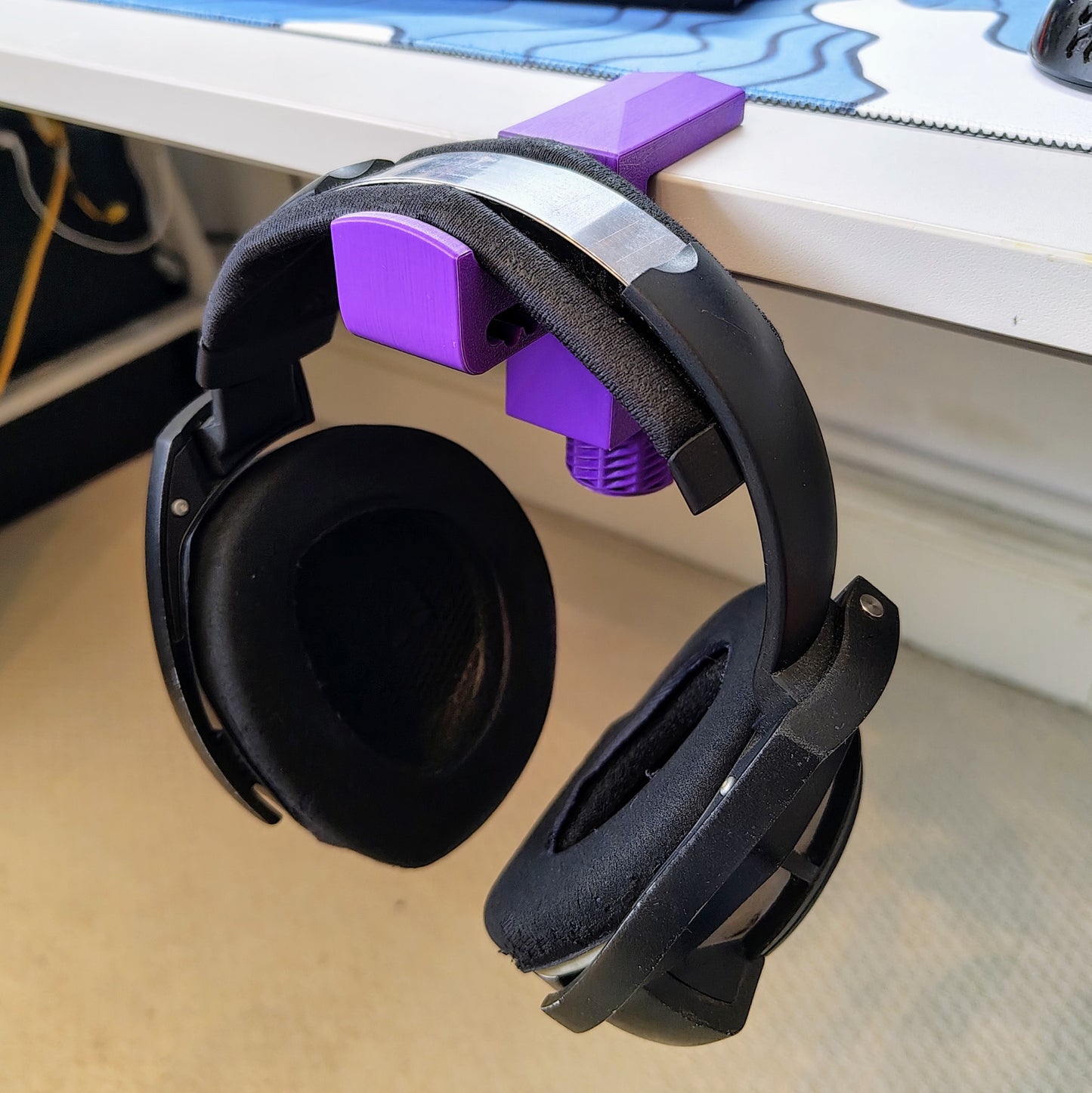 Desk Mount Headphone Hanger | Space-Saving Audio Holder