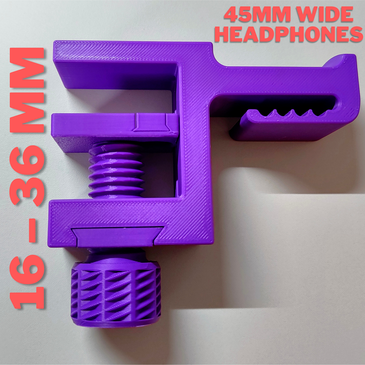 Desk Mount Headphone Hanger | Space-Saving Audio Holder