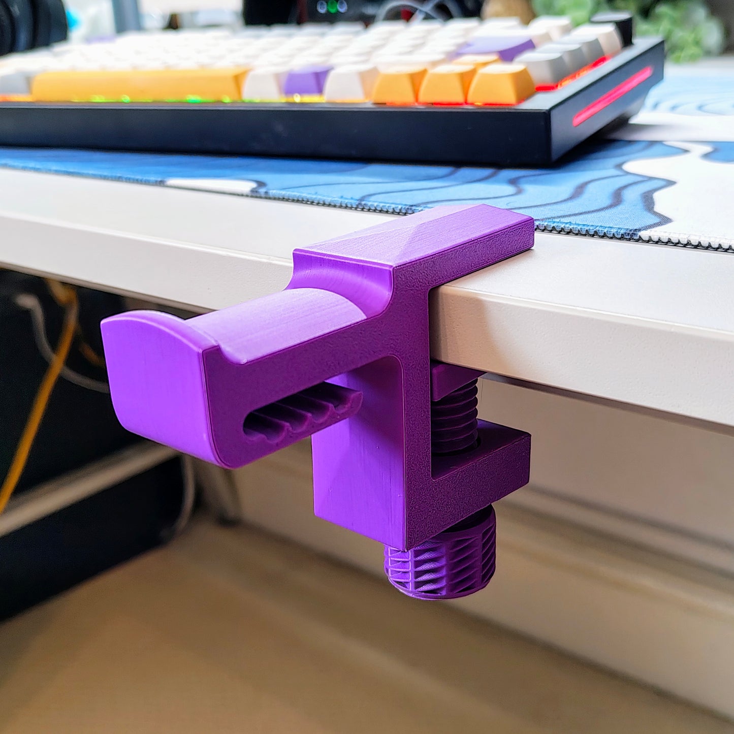 Desk Mount Headphone Hanger | Space-Saving Audio Holder