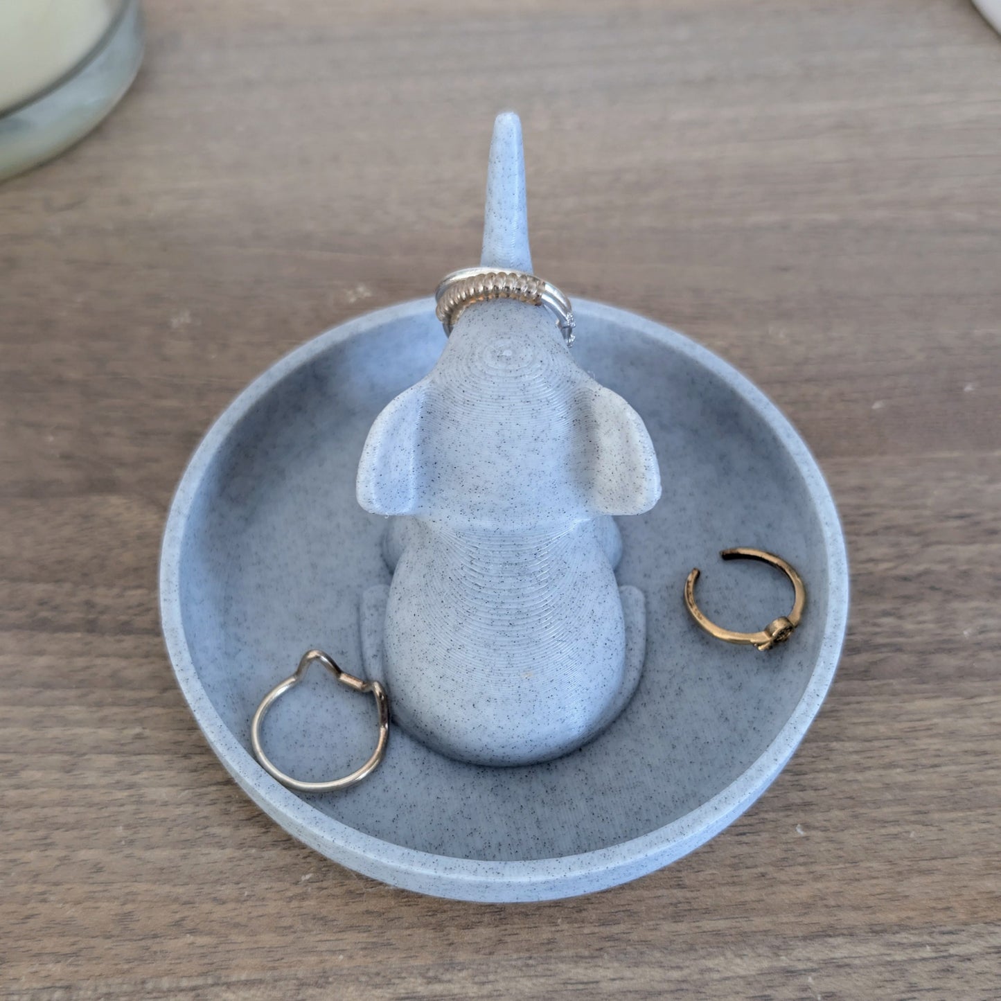 Elephant Jewellery Ring Dish Organizer Holder | 3D Printed