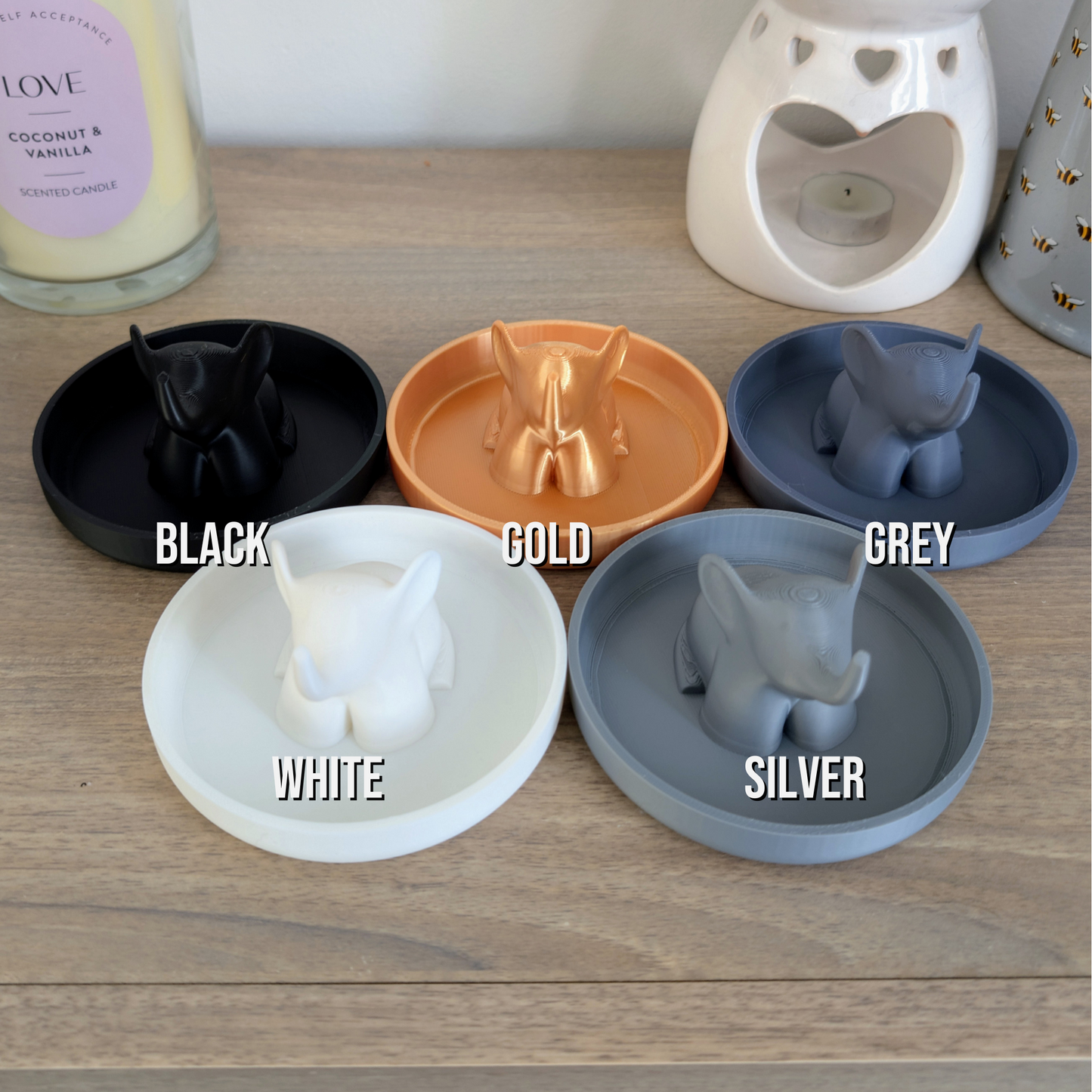Elephant Jewellery Ring Dish Organizer Holder | 3D Printed