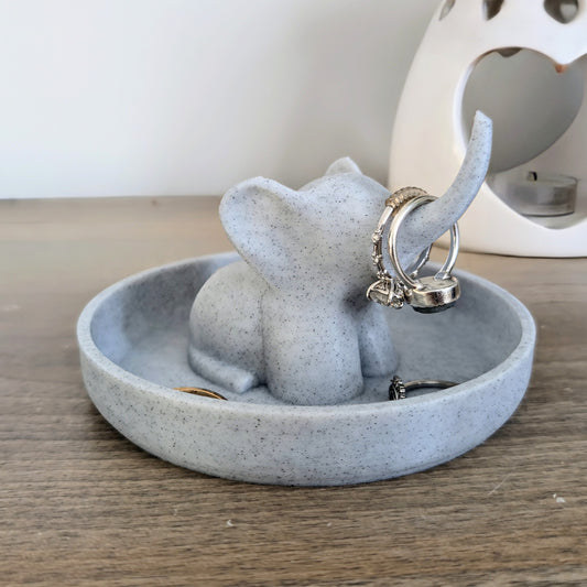 Elephant Jewellery Ring Dish Organizer Holder | 3D Printed