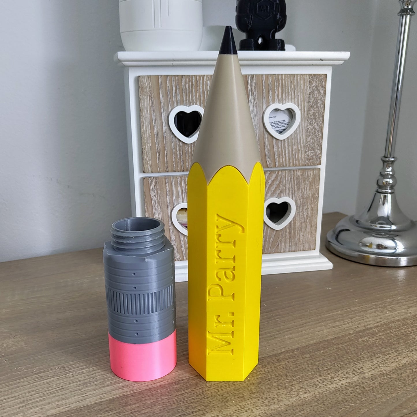 Giant Custom Name 3D Printed Pencil Case