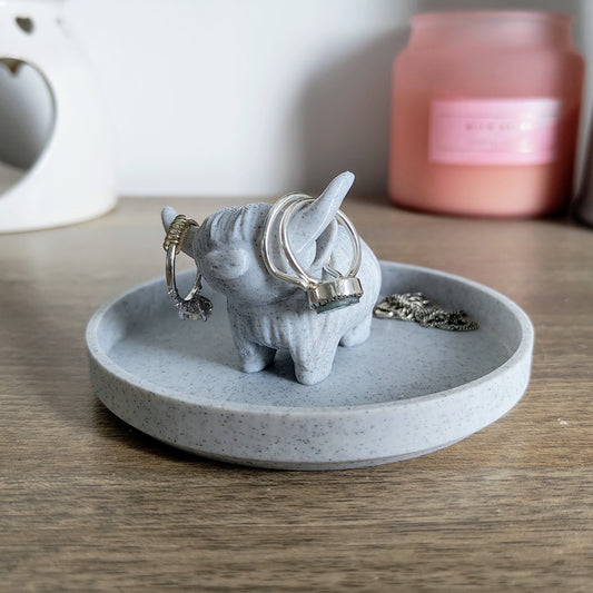 Highland cow Jewellery  Ring Dish Organizer Holder | 3D Printed
