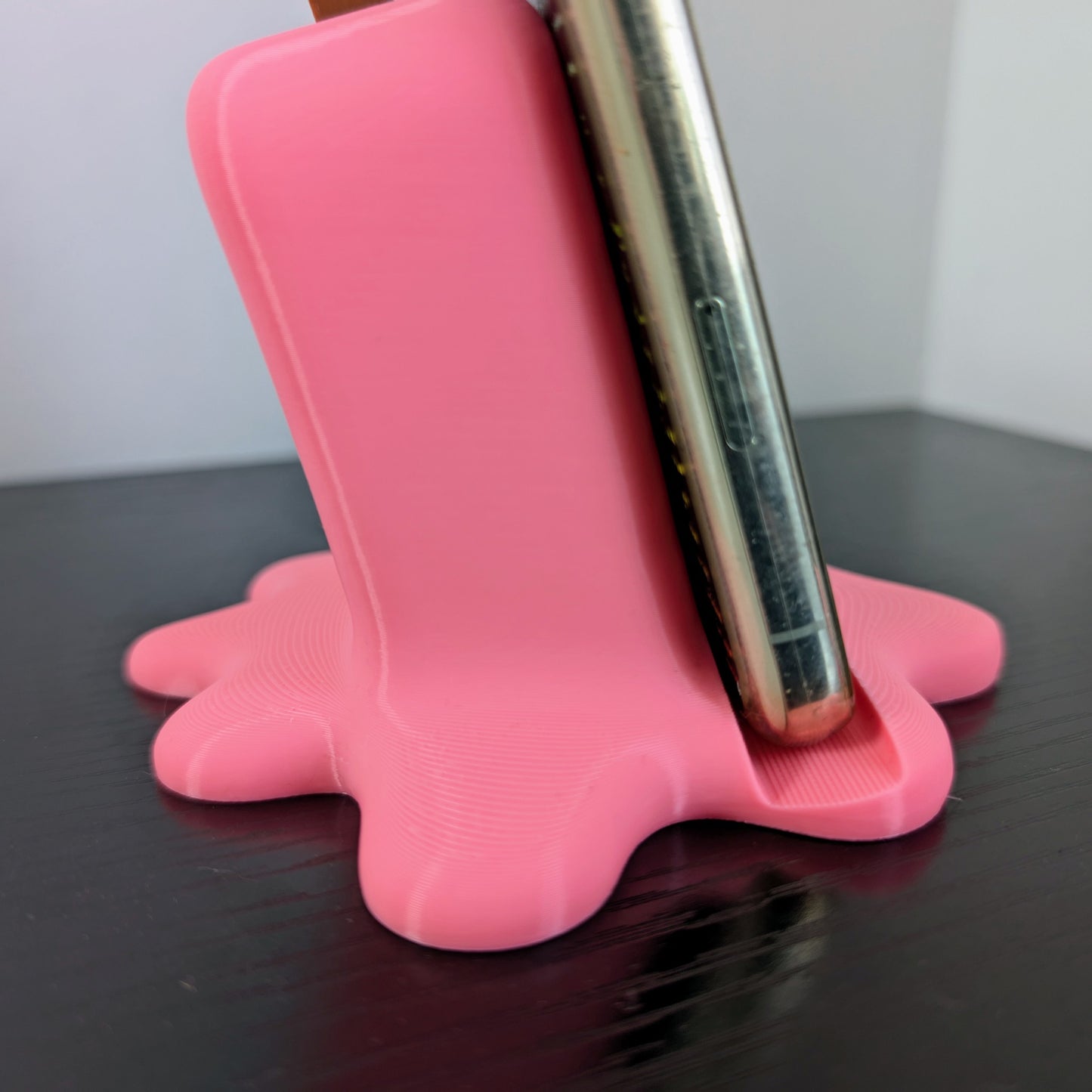 Melting Lollipop Phone Stand | Cute Candy Desk Accessory | 3D Printed Gift | Kawaii Phone Holder | Drippy Aesthetic Stand