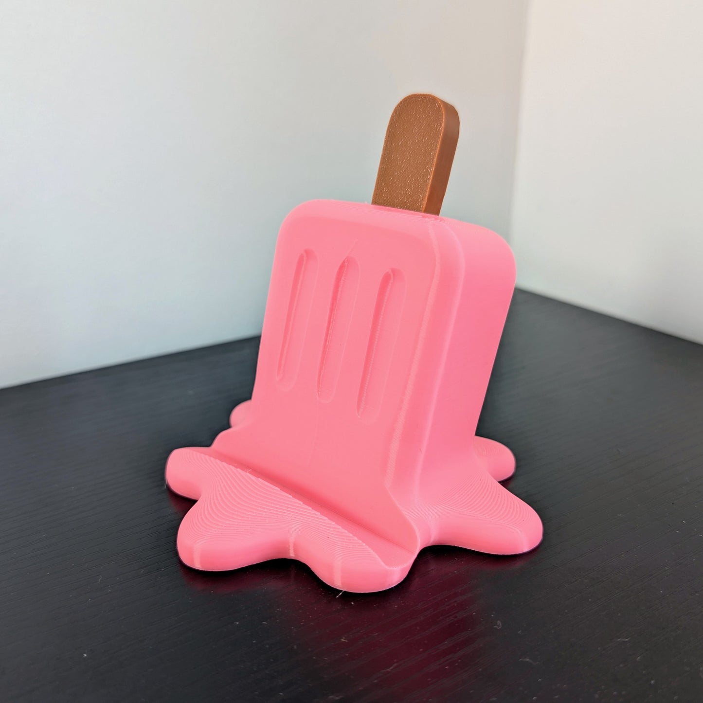 Melting Lollipop Phone Stand | Cute Candy Desk Accessory | 3D Printed Gift | Kawaii Phone Holder | Drippy Aesthetic Stand