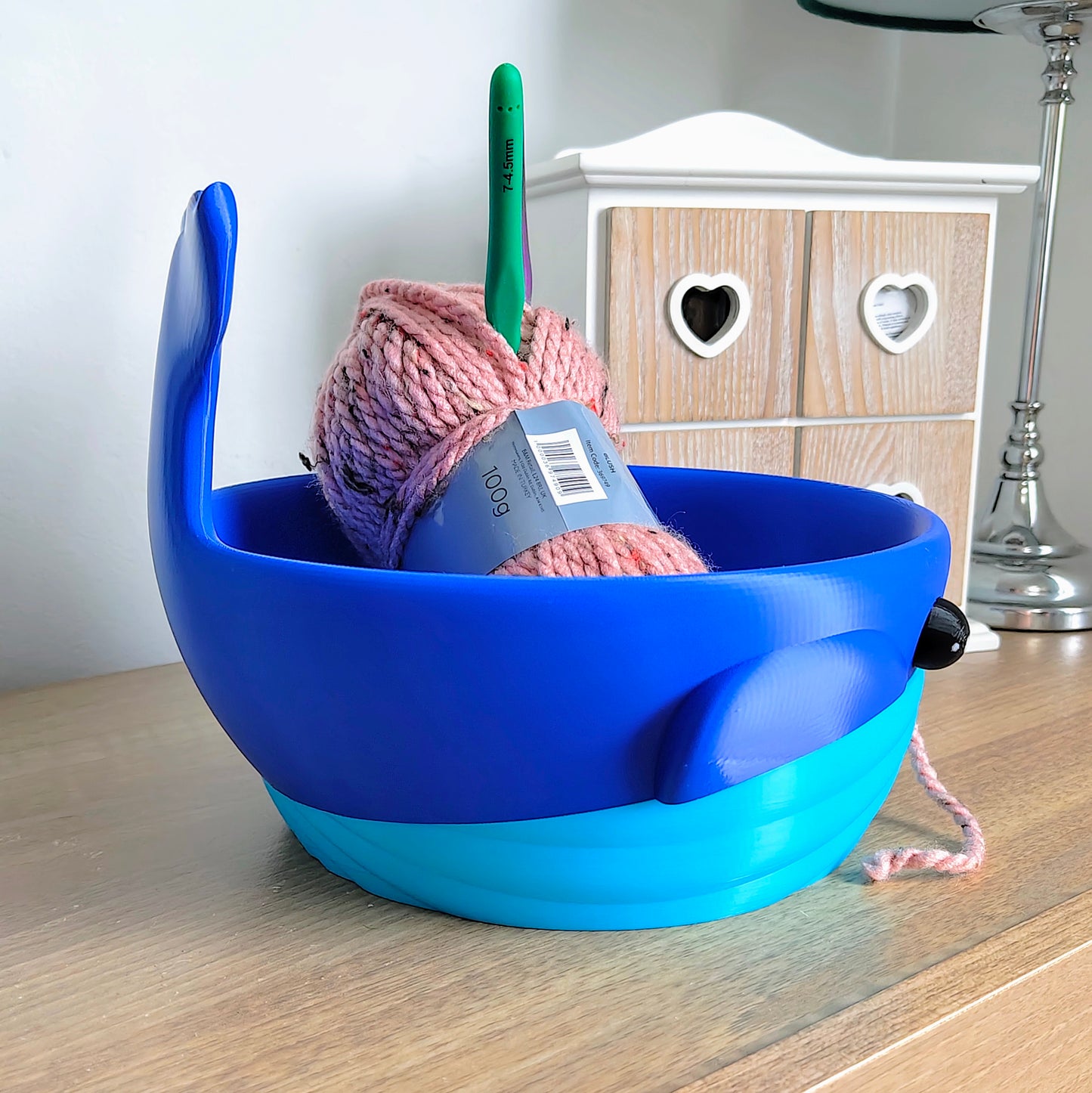 The Whale of Yarn Bowls: Huge 3D Printed Yarn & Crochet Bowl