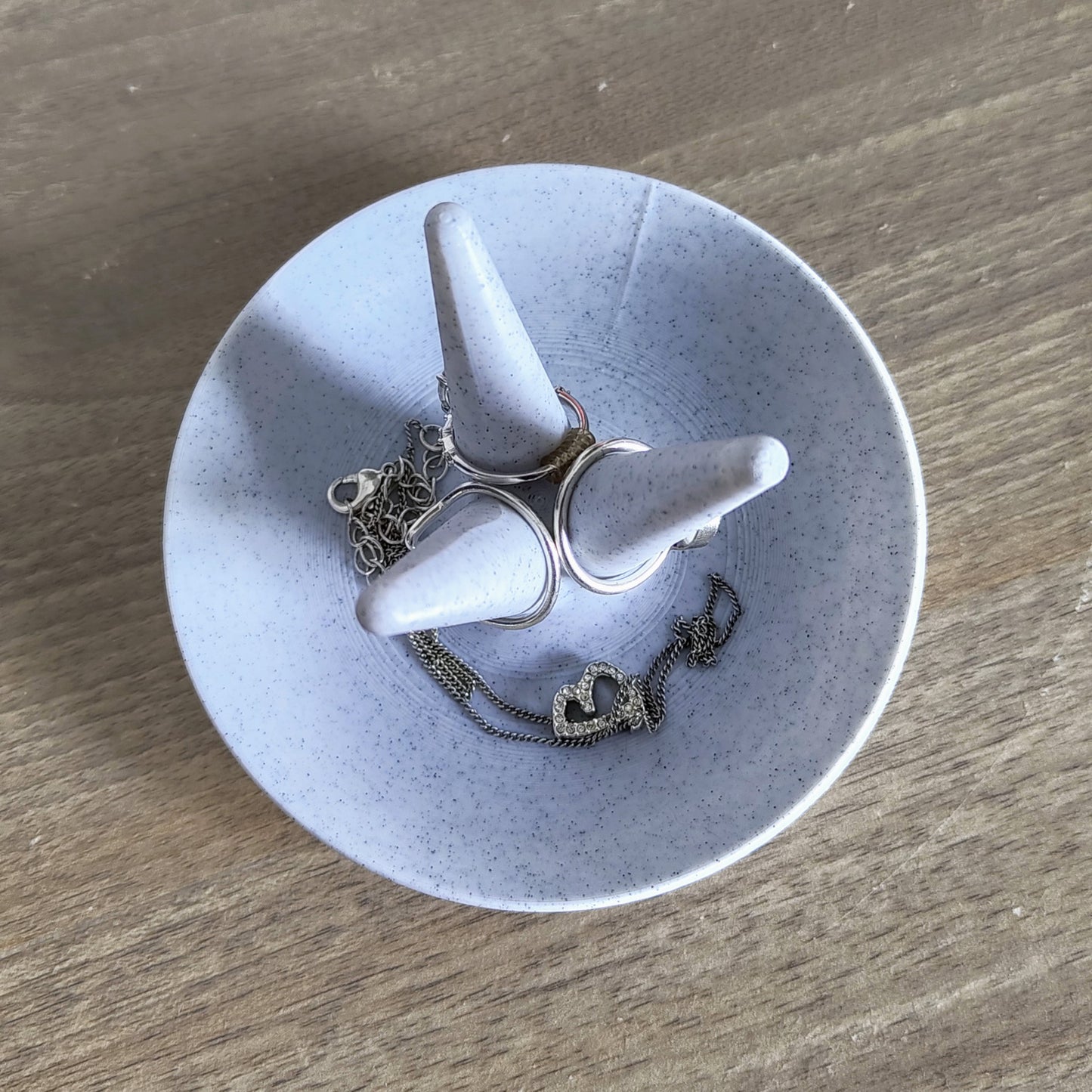Triple Jewellery Ring Dish Organizer Holder | 3D Printed
