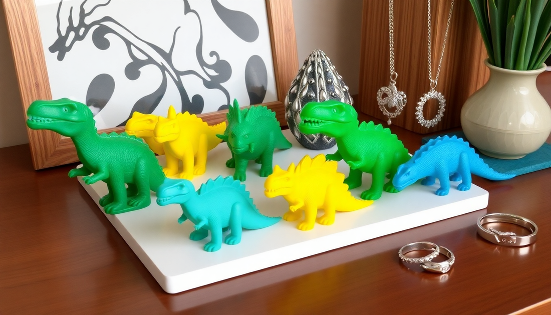 Unique 3D Printed Home Decor: From Dinosaur Ring Holders to Custom Jewelry Solutions