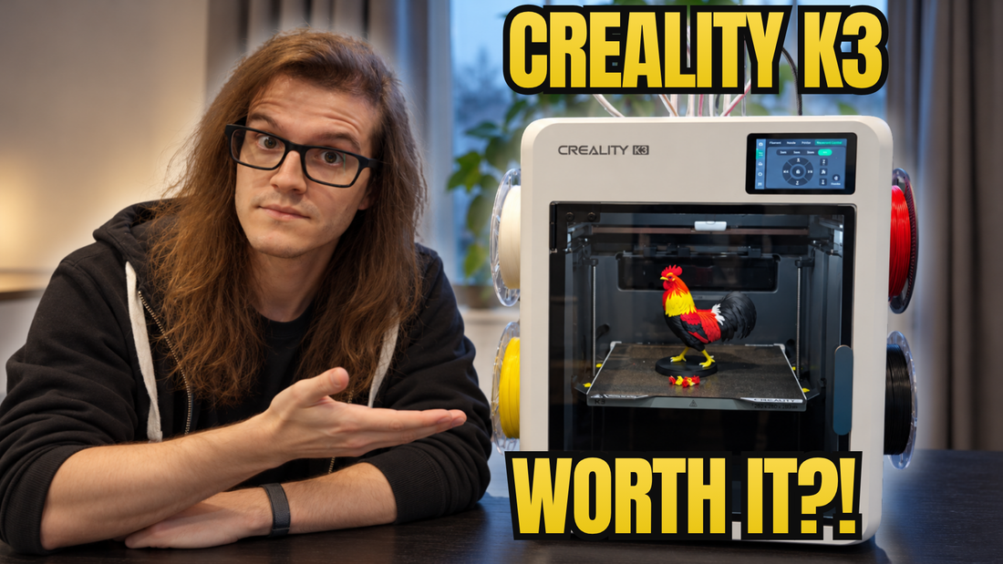 Creality K3 Review: 4 Nozzles, More Colours and a Lot Less Filament Waste?