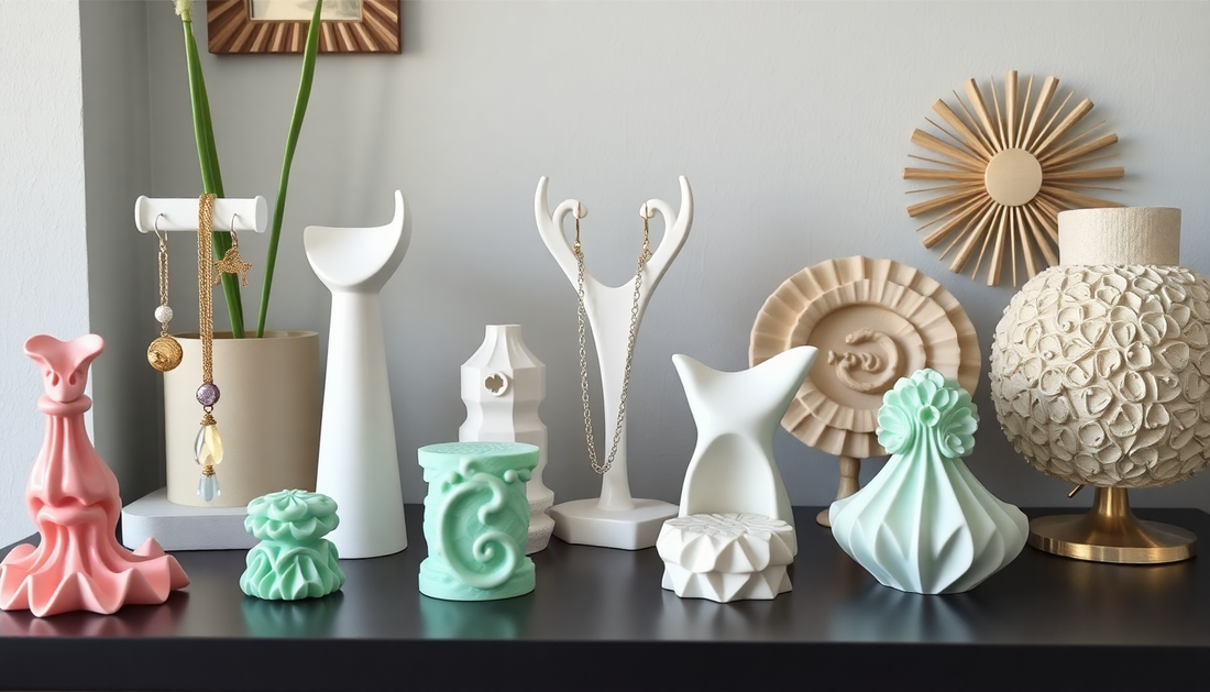 Creative and Unique 3D Printed Accessories: Discover Custom Solutions for Jewelry Holders and Home Decor