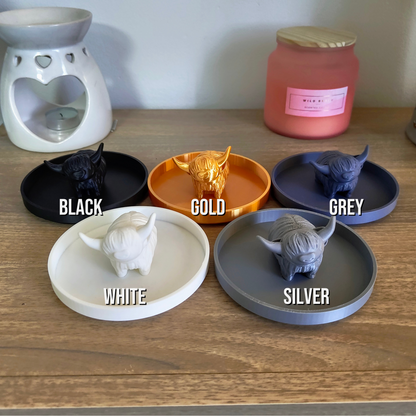 Highland cow Jewellery  Ring Dish Organizer Holder | 3D Printed