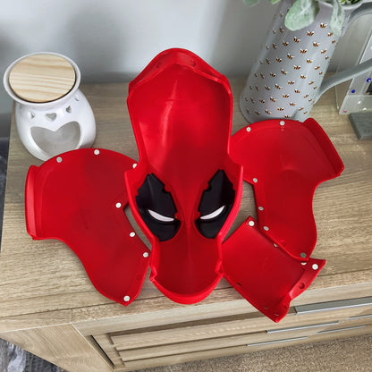 3D Printed Deadpool Helmet Mask for 24" Head - Ultimate Cosplay Accessory