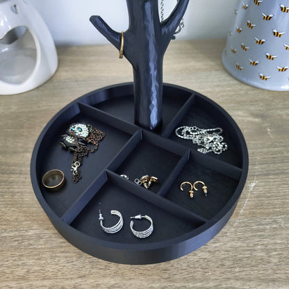 3D Printed Jewellery Organizer with Tray & Tree Display