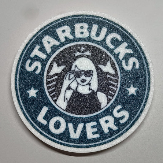 3D Printed Taylor Swift "Starbucks Lovers" Coasters - Perfect Gift for Swifties!