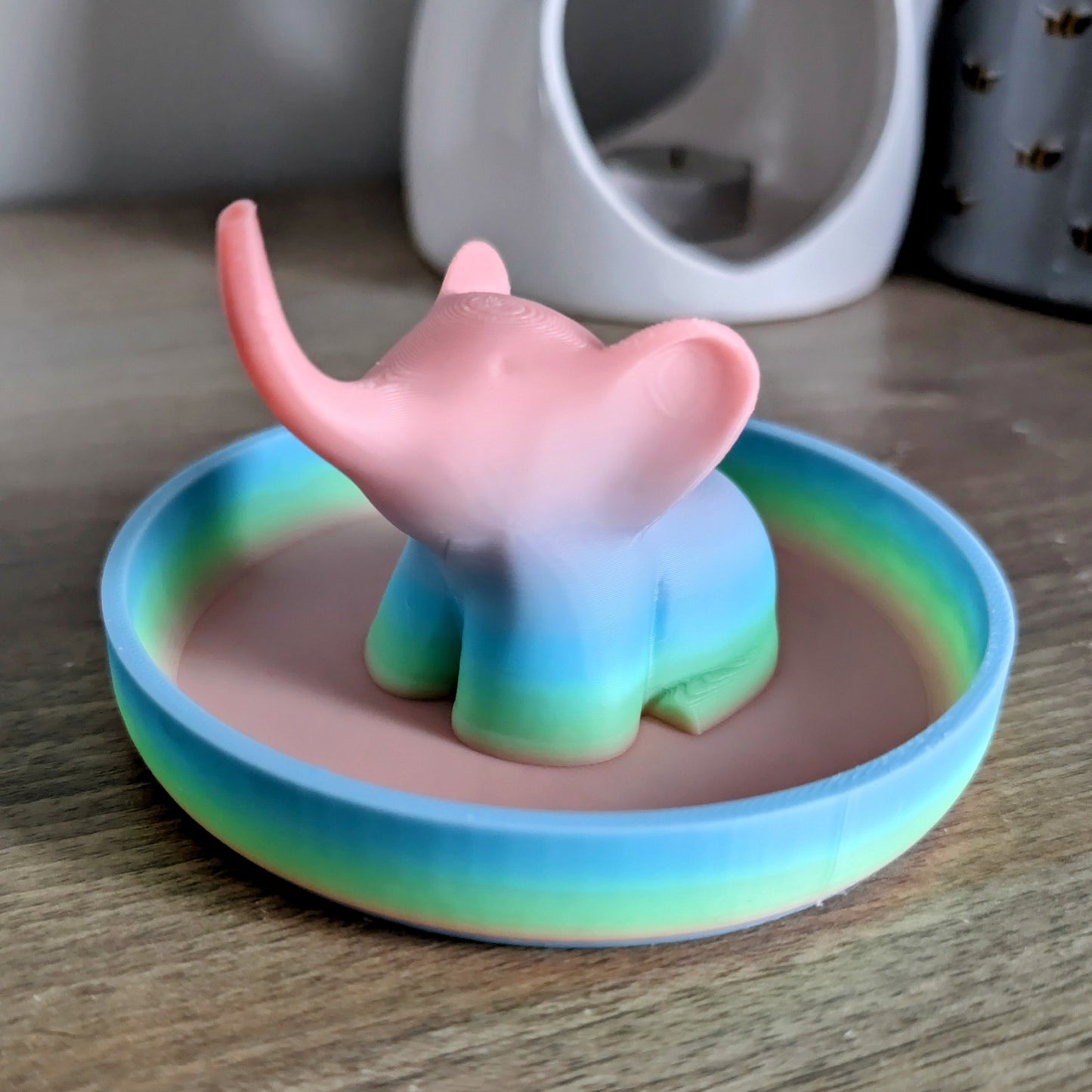 Elephant Jewellery Ring Dish Organizer Holder | 3D Printed