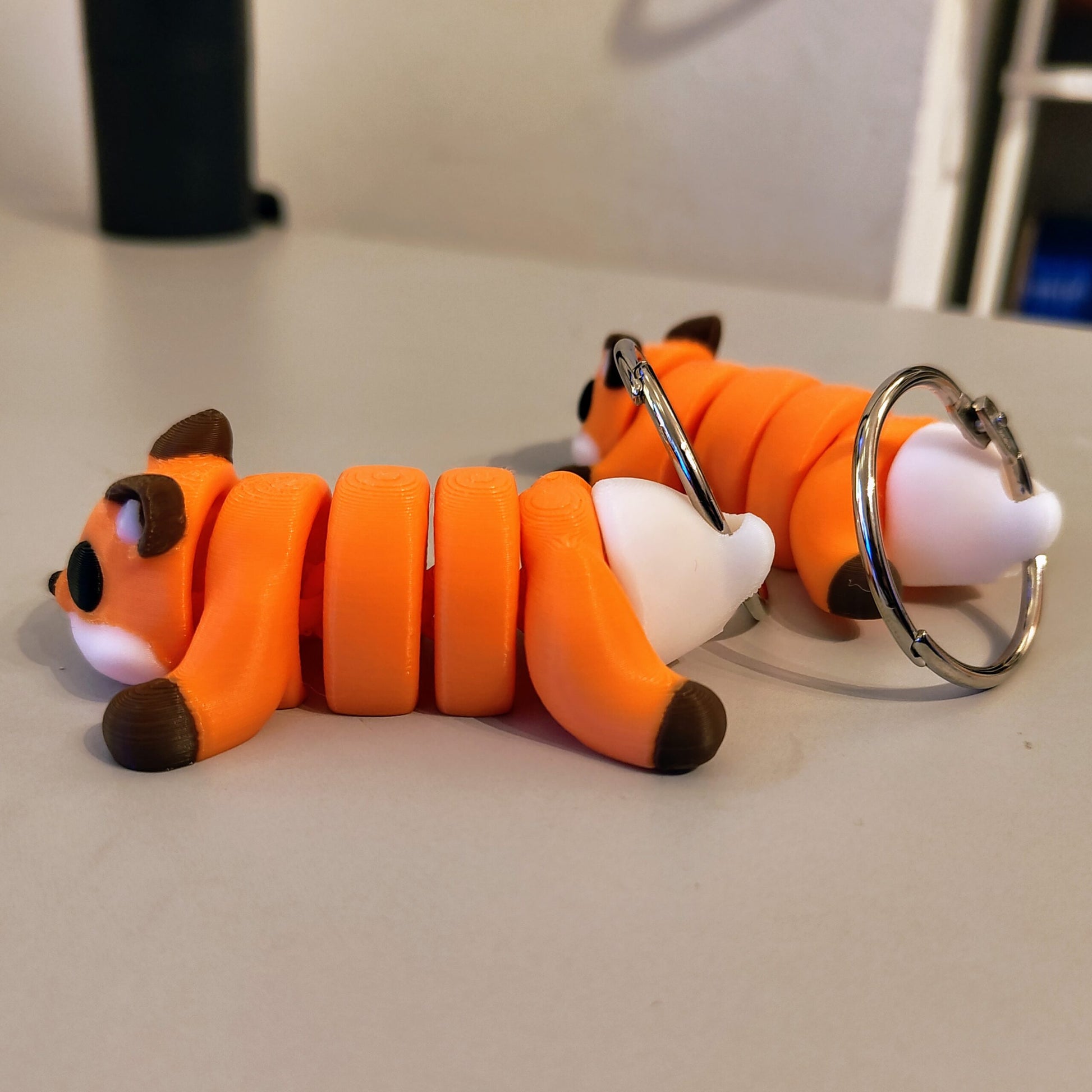 cute-fox-keychain-adorable-3d-printed-accessory