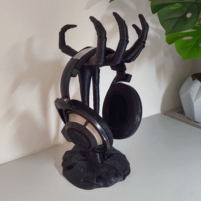 3D Printed Skeleton Hand Headphone Stand