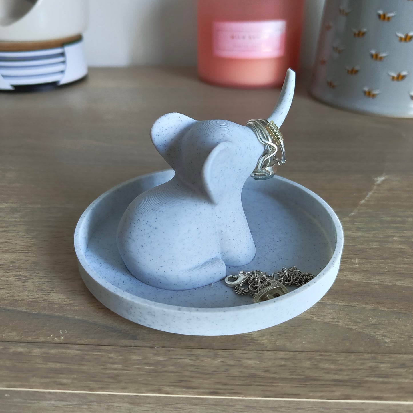 Elephant Jewellery Ring Dish Organizer Holder | 3D Printed