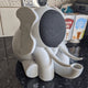 3D printed elephant Google Home Mini holder in grey with Google Home Mini inside