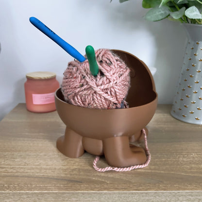 Large Dog Yarn & Crochet Bowl – Cute Knitting Companion