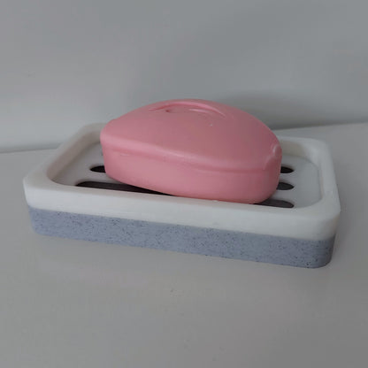 Modern 3D Printed Soap Dish with Magnetic Drain (Colour Options)