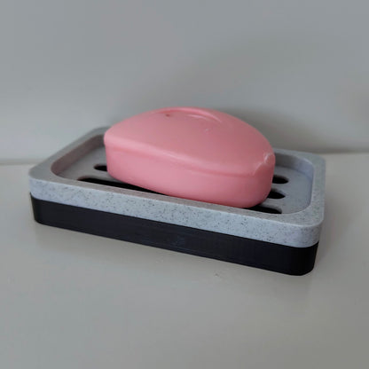 Modern 3D Printed Soap Dish with Magnetic Drain (Colour Options)