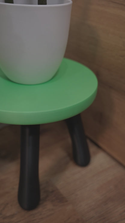 3D Printed Lily Pad Plant Stool – Strong DIY Nature-Inspired Stand with Felt Pads | Quirky Indoor Plant Display | 20cm & 30cm Sizes