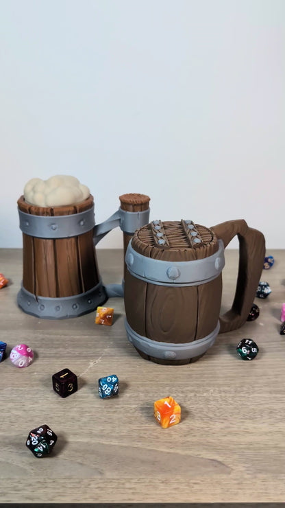 Tavern Mug Dice Tower & Can Holder – Perfect for Tabletop RPGs