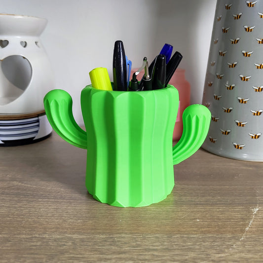 Prickly Cute: 3D Printed Cactus Pencil Pot Holder