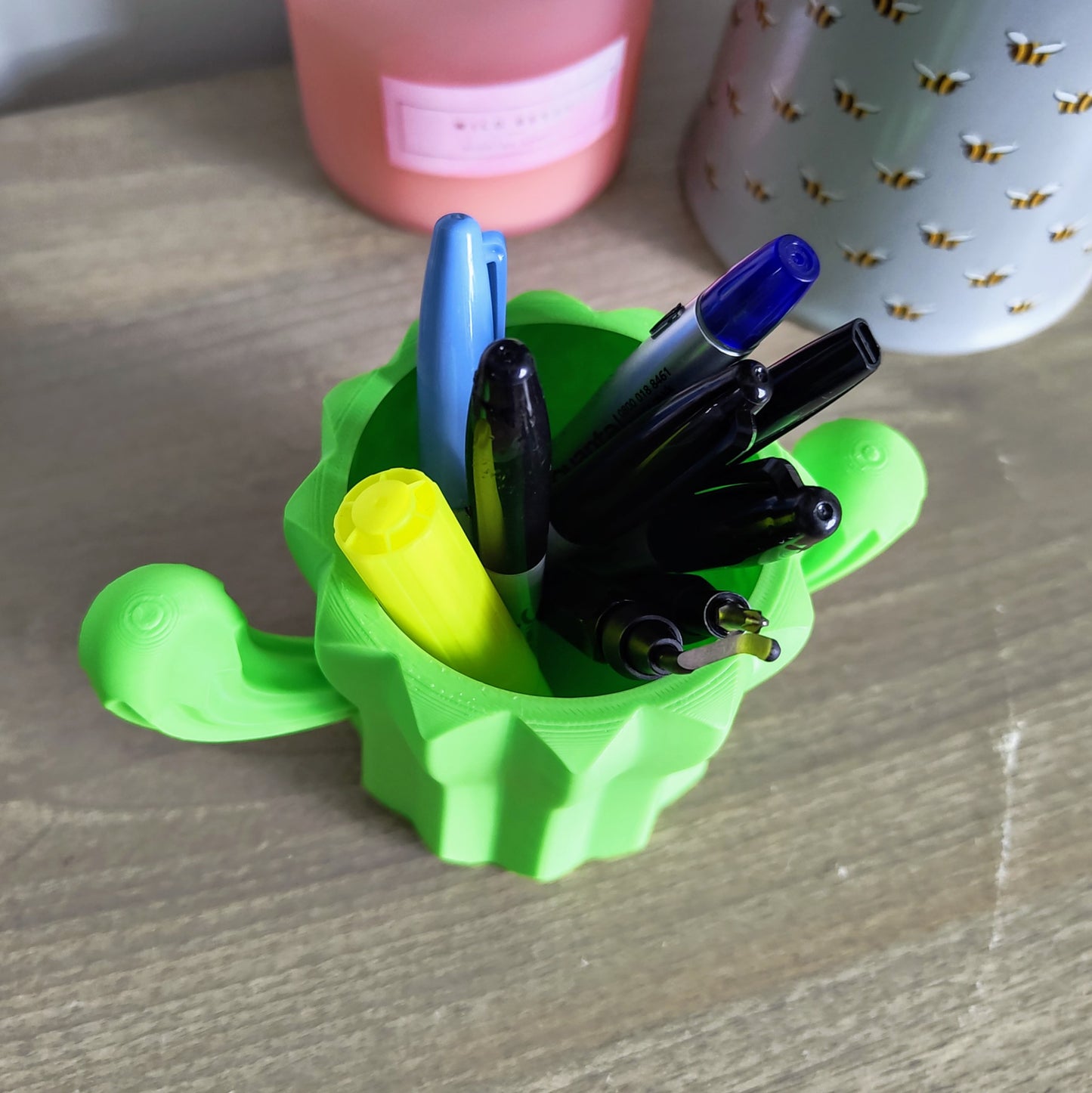 Prickly Cute: 3D Printed Cactus Pencil Pot Holder