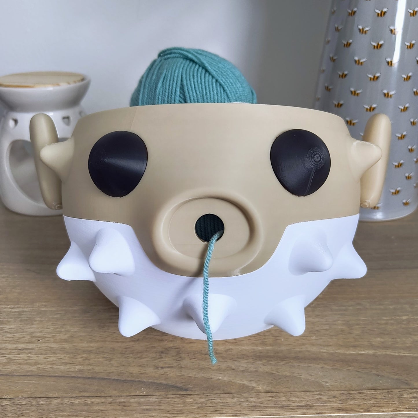 Pufferfish Yarn & Crochet Bowl - Fun Crochet Organizer! | 3D Printed