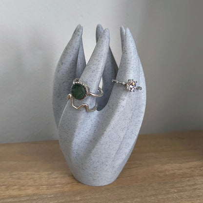 Swirly Jewellery Ring Holder | Unique 3D Printed Décor