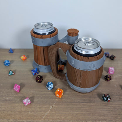 Tavern Mug Dice Tower & Can Holder – Perfect for Tabletop RPGs