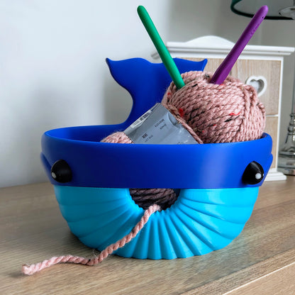 The Whale of Yarn Bowls: Huge 3D Printed Yarn & Crochet Bowl